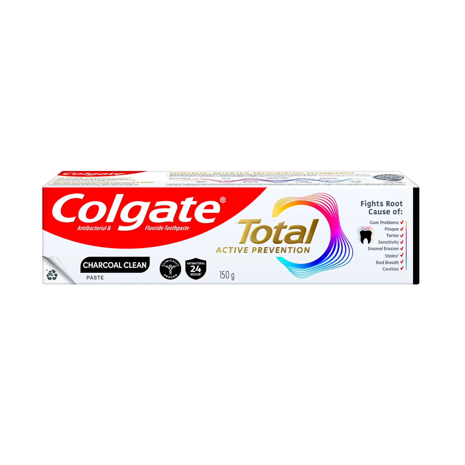Colgate Total Charcoal Deep Clean Value Pack 150g x 2 - Image 4